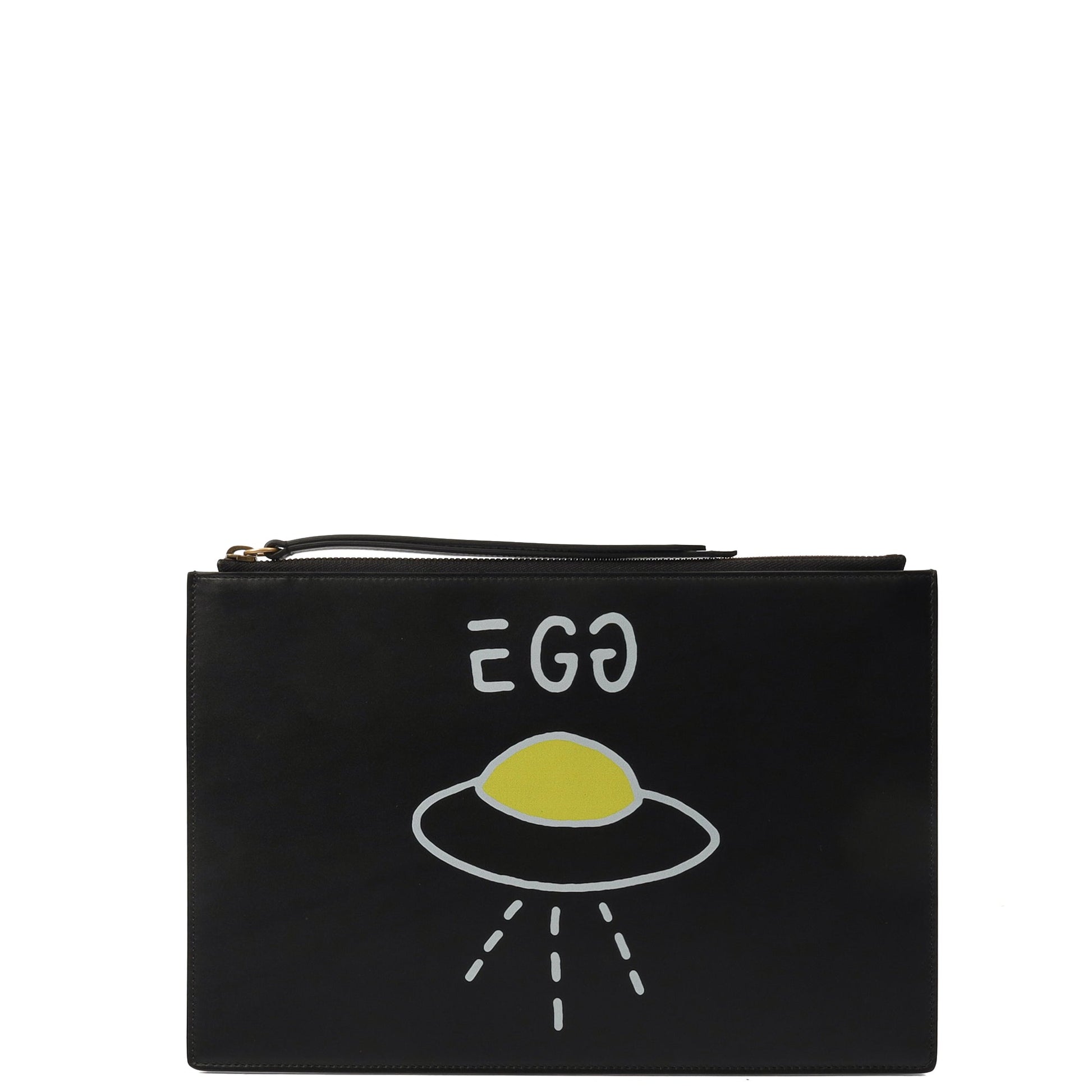 Gucci Clutch Clutch in Black, Leather — Alternate View 8
