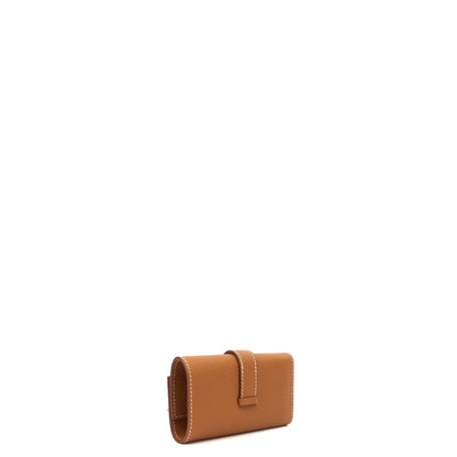 Hermes Wallet Bearn Four Key Holder in Gold, Epsom Leather — Alternate View 12