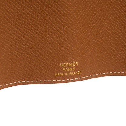 Hermes Wallet Bearn Four Key Holder in Gold, Epsom Leather — Alternate View 8