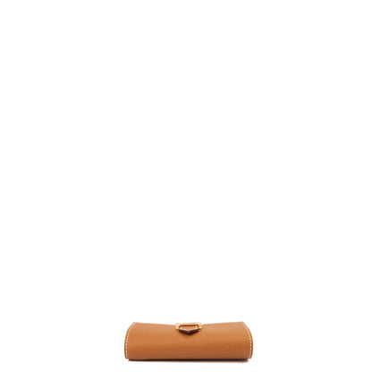 Hermes Wallet Bearn Four Key Holder in Gold, Epsom Leather — Top View