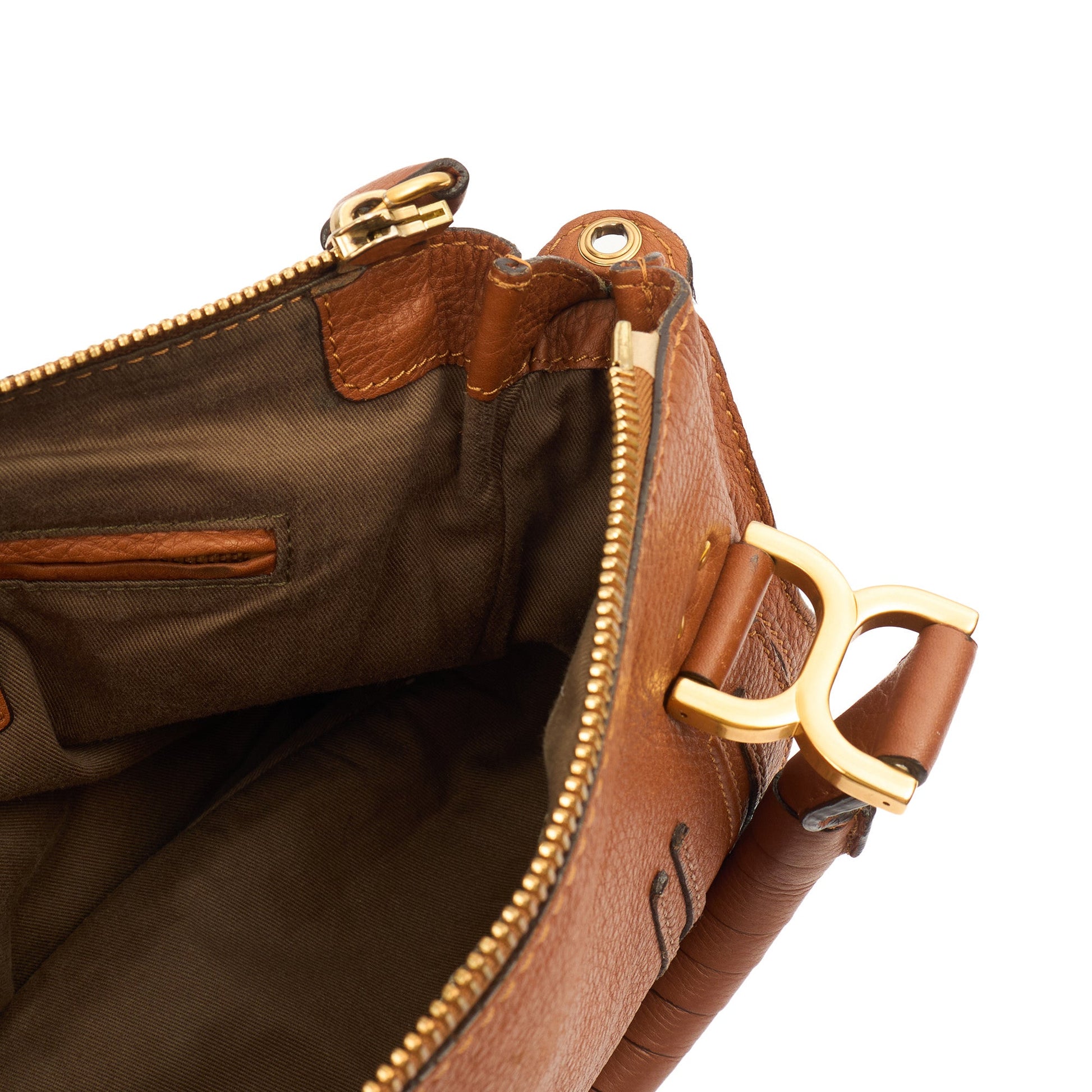 Chloe Shoulder Bag Marcie - Medium in Brown, Calfskin Leather — Alternate View 12