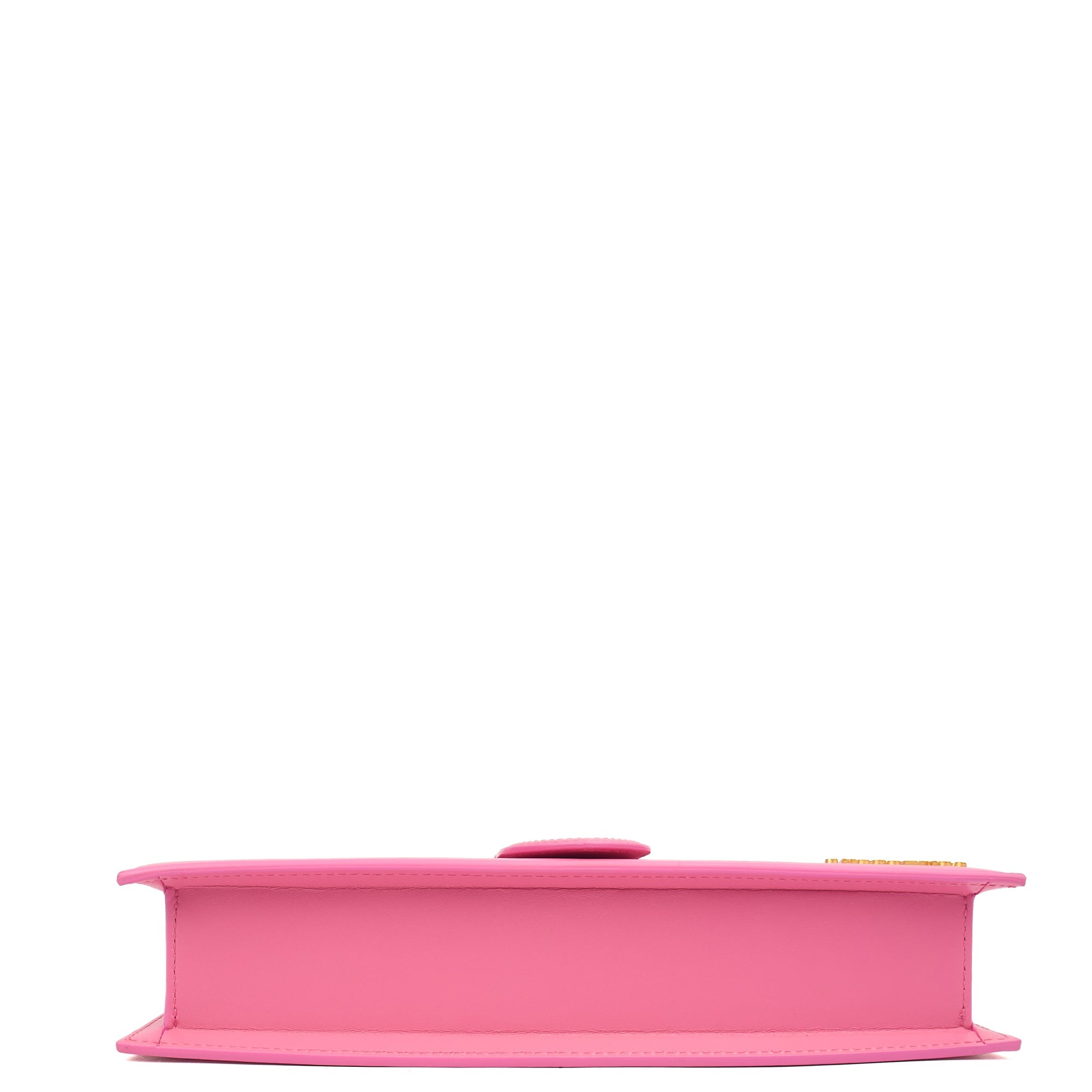 Jacquemus Shoulder Bag Le Bambino Long in Pink, Leather — Top View