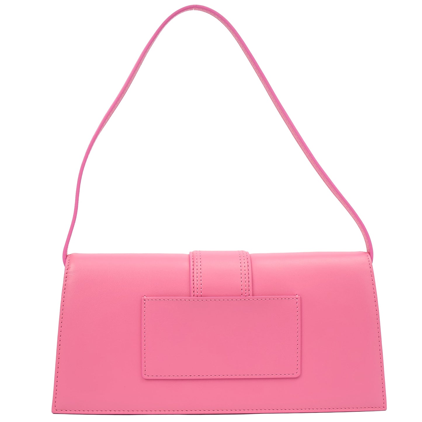 Jacquemus Shoulder Bag Le Bambino Long in Pink, Leather — Back View