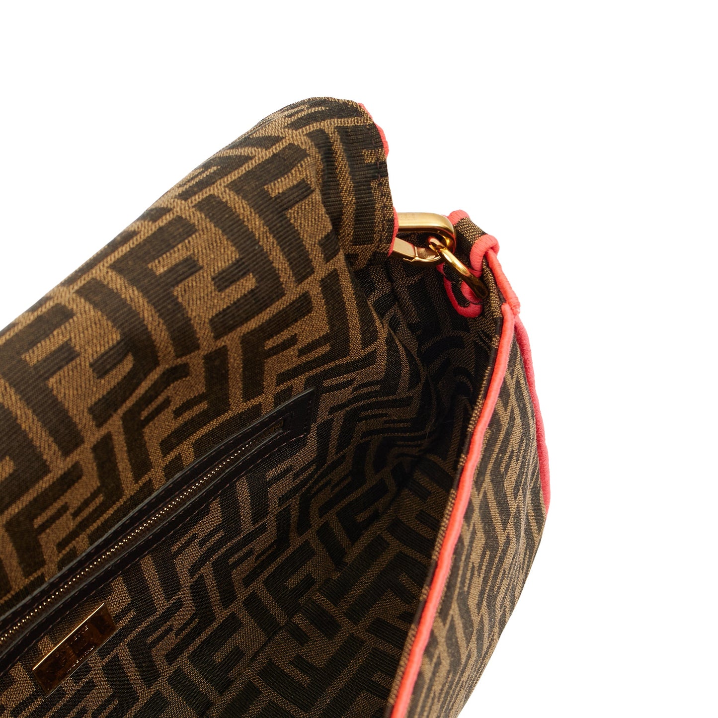 Fendi Cross Body Baguette - Large in Zucca FF, Canvas — Alternate View 11