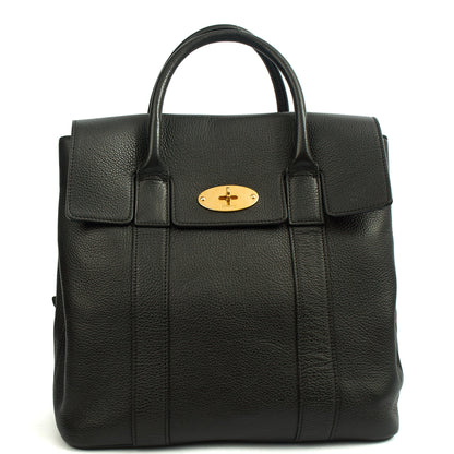 Mulberry Backpack Bayswater Backpack in Black, Leather — Alternate View 13