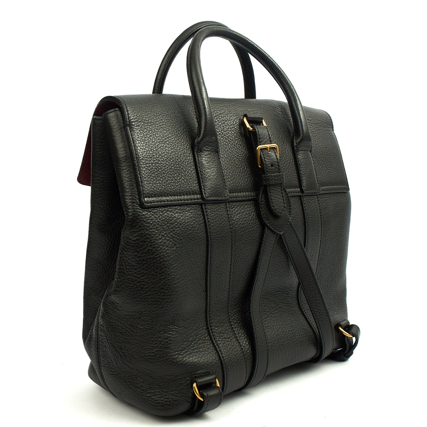 Mulberry Backpack Bayswater Backpack in Black, Leather — Alternate View 8