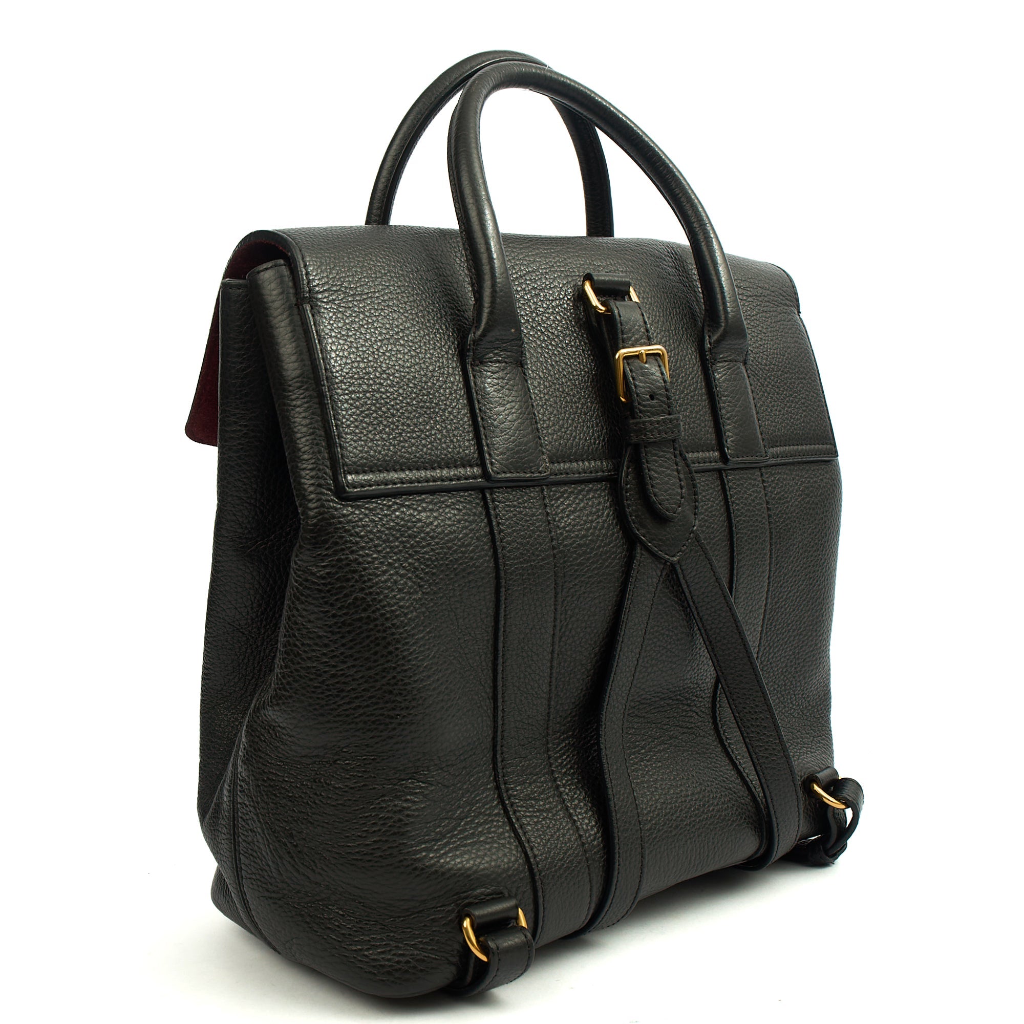 Mulberry Backpack Bayswater Backpack in Black, Leather — Alternate View 8