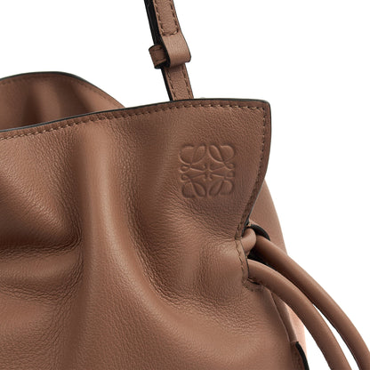 Loewe Shoulder Bag Flamenco in Pink, Leather — Lifestyle View