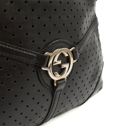 Gucci Top Handle Reins Hobo in Black, Leather — Alternate View 18