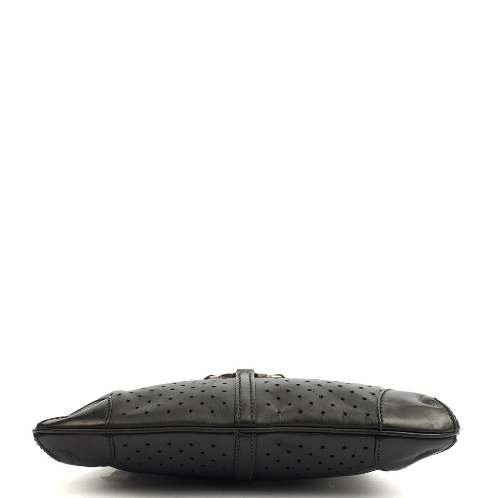 Gucci Top Handle Reins Hobo in Black, Leather — Alternate View 10