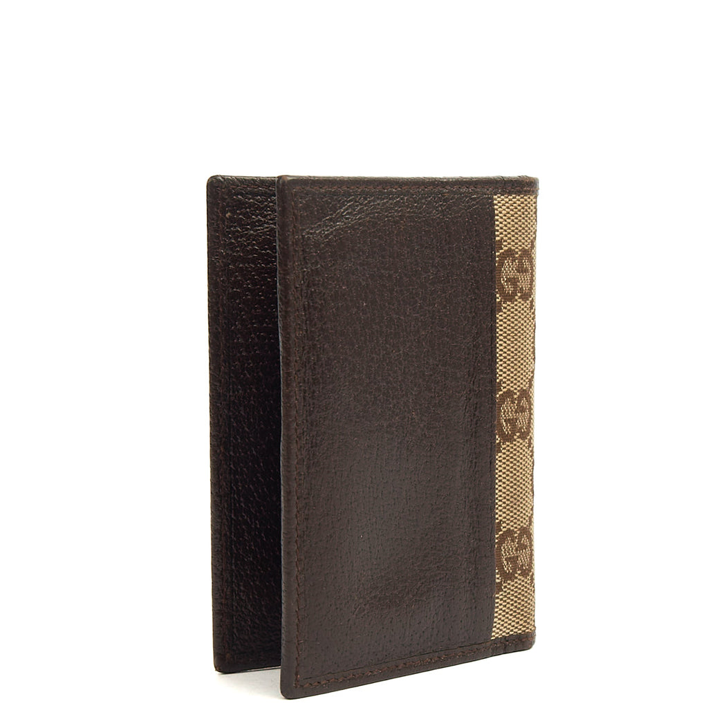 Gucci Wallet Wallet in GG Supreme, Fabric — Side View
