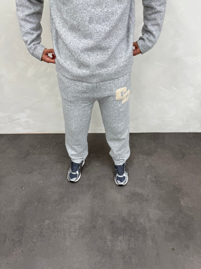 Cardair CD Logo Knit Joggers - Grey — S — Side View