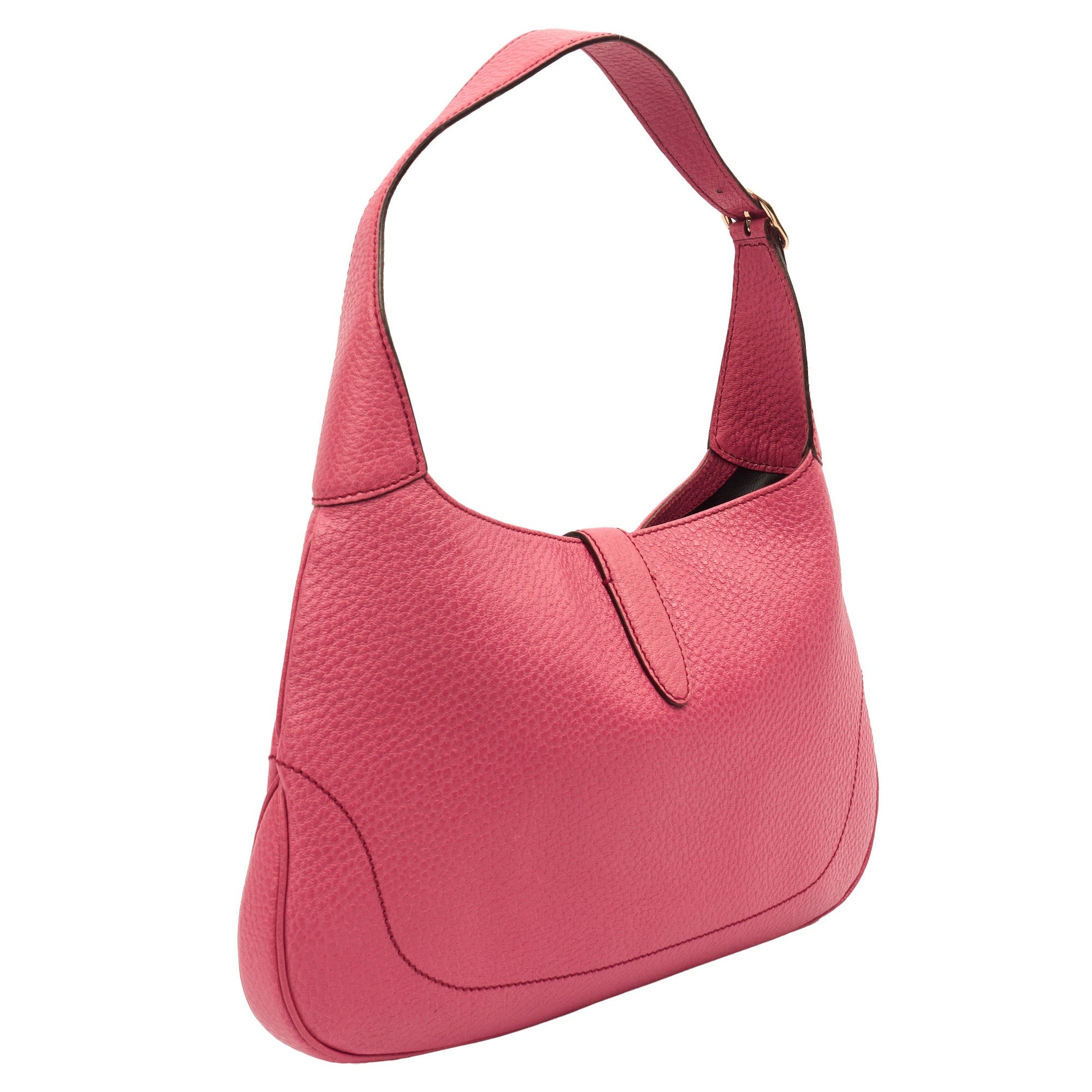 Gucci Shoulder Bag Jackie in Pink, Leather — Top View
