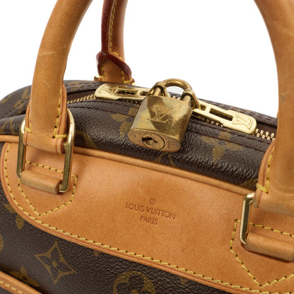 Louis Vuitton Top Handle Deauville in Monogram, Canvas — Lifestyle View