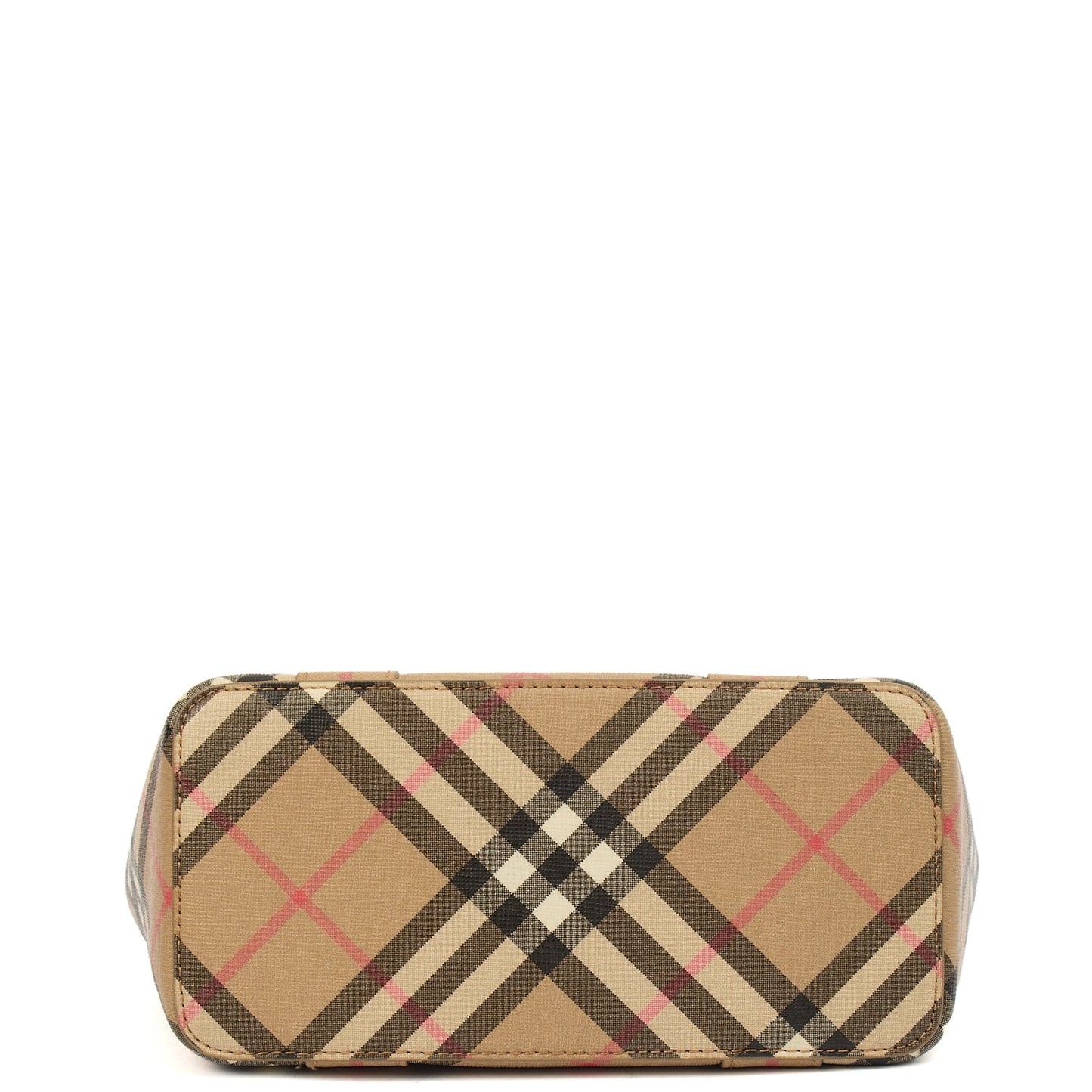 Burberry Tote Vintage Check and Leather Cross Body - Small in Nova Check, Leather — Alternate View 12