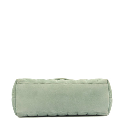 Saint Laurent Shoulder Bag Lou Lou - Small in Blue, Suede — Alternate View 20
