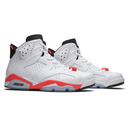 Air Jordan 6 Retro Infrared White 2014 — UK 3 | EU 35.5 | US 3.5 — Back View