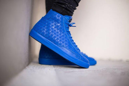 NIKE Blazer Mid Metric QS Royal Blue — UK 3 | EU 35.5 | US 3.5 — Top View