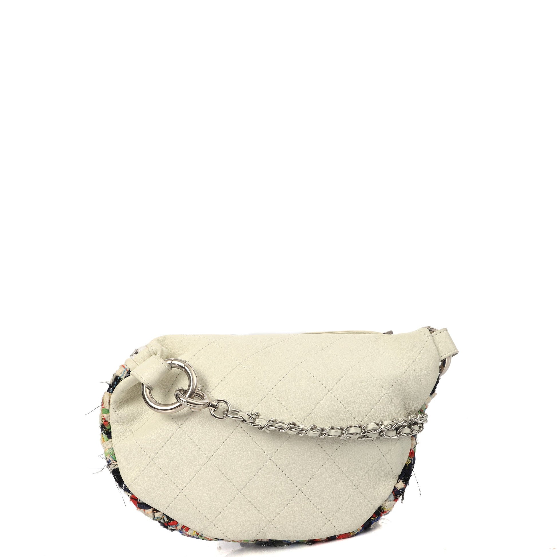 Chanel Cross Body Belt Bag in Multi, Fabric — Back View