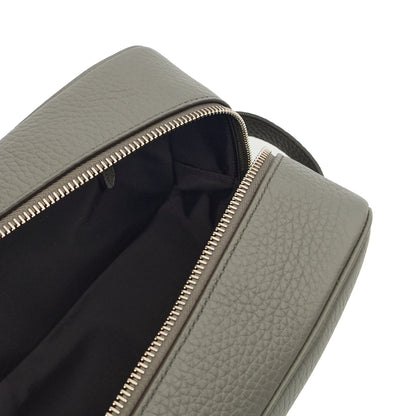 Mulberry Cosmetic Bag Wash Case in Grey, Leather — Alternate View 11