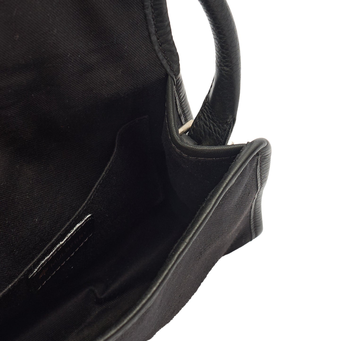 Mulberry Shoulder Bag Vintage Shoulder Bag in Black, Fabric — Alternate View 7