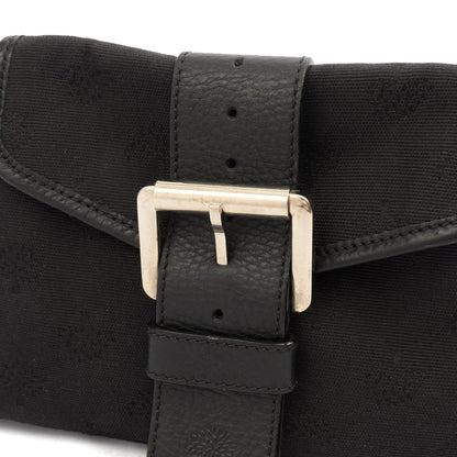 Mulberry Shoulder Bag Vintage Shoulder Bag in Black, Fabric — Lifestyle View