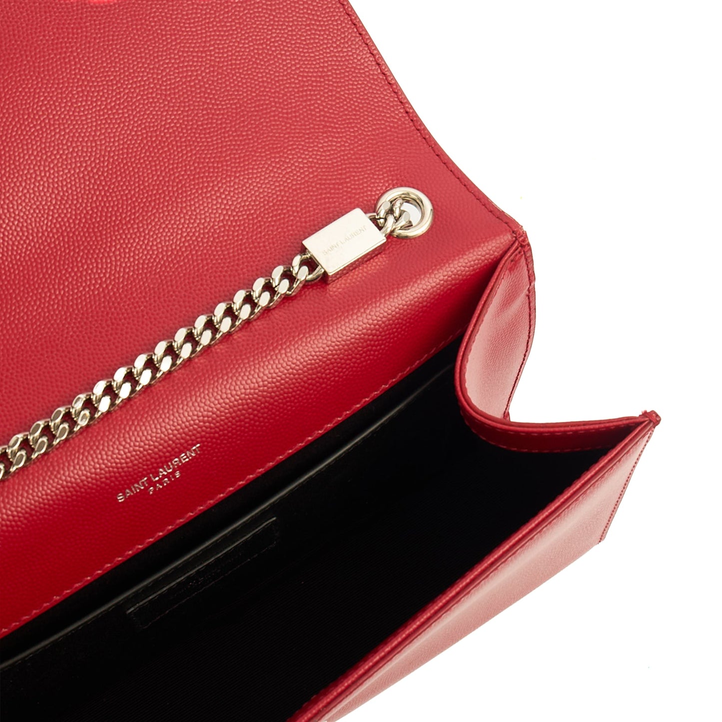 Saint Laurent Shoulder Bag Kate Medium Tassle in Red, Leather — Alternate View 7
