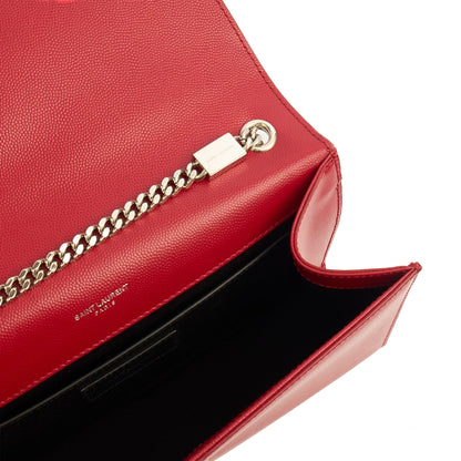 Saint Laurent Shoulder Bag Kate Medium Tassle in Red, Leather — Alternate View 14