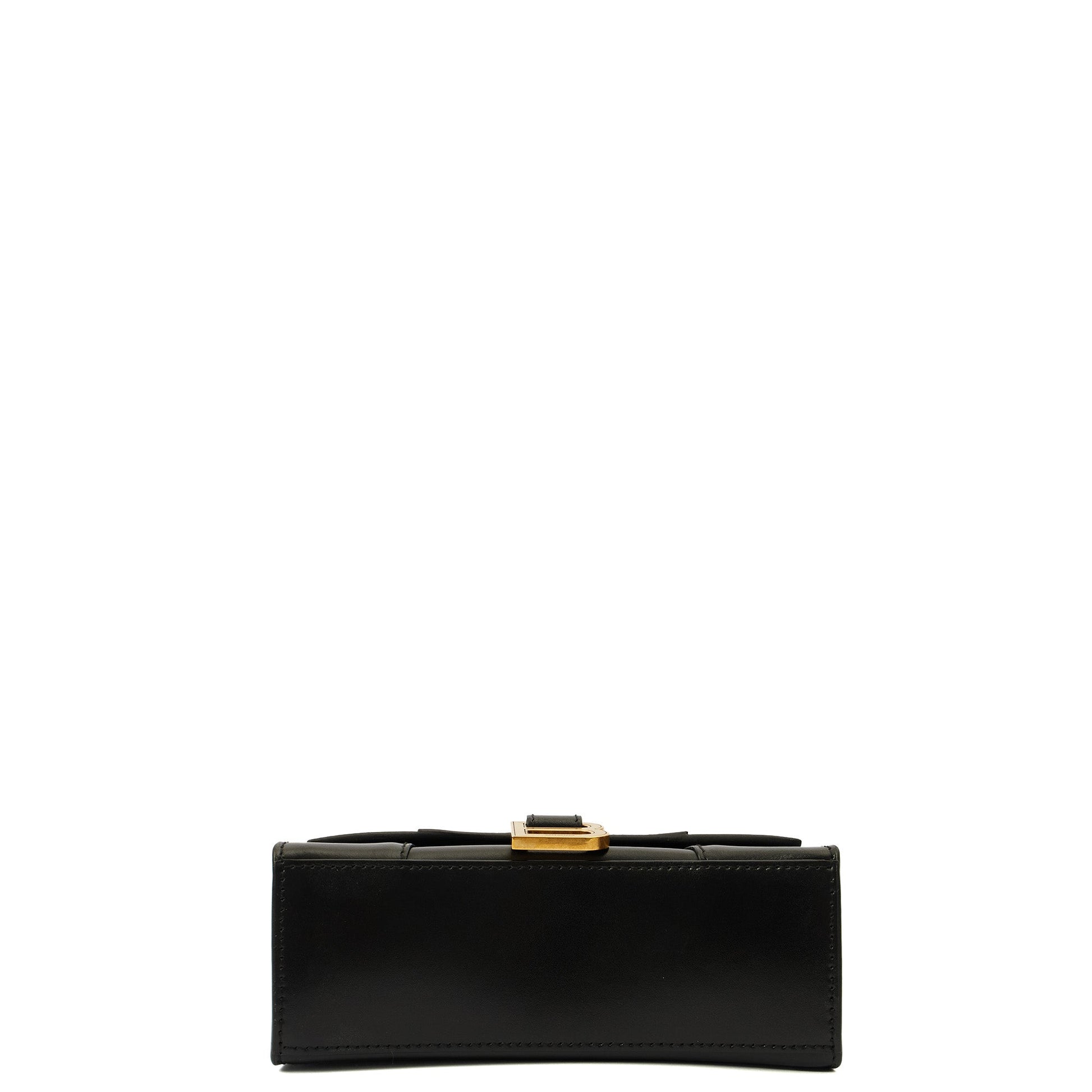Balenciaga Top Handle Hourglass XS in Black, Leather — Detail View