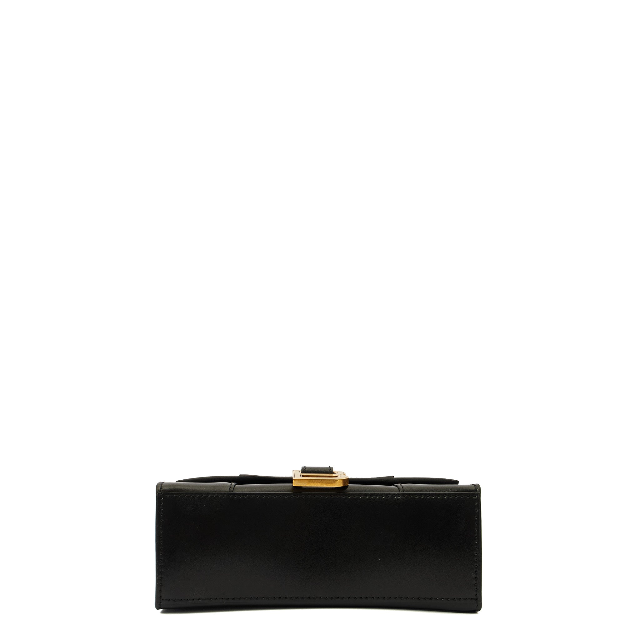 Balenciaga Top Handle Hourglass XS in Black, Leather — Detail View