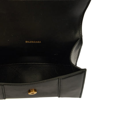 Balenciaga Top Handle Hourglass XS in Black, Leather — Alternate View 7