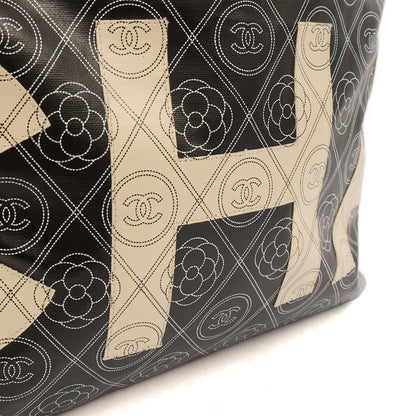 **RUNWAY PIECE** Chanel Camelia Shopping Tote in Calfskin Leather — Alternate View 7