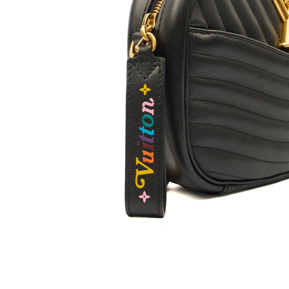 Louis Vuitton Cross Body New Wave PM Chain Bag  in Black, Leather — Detail View