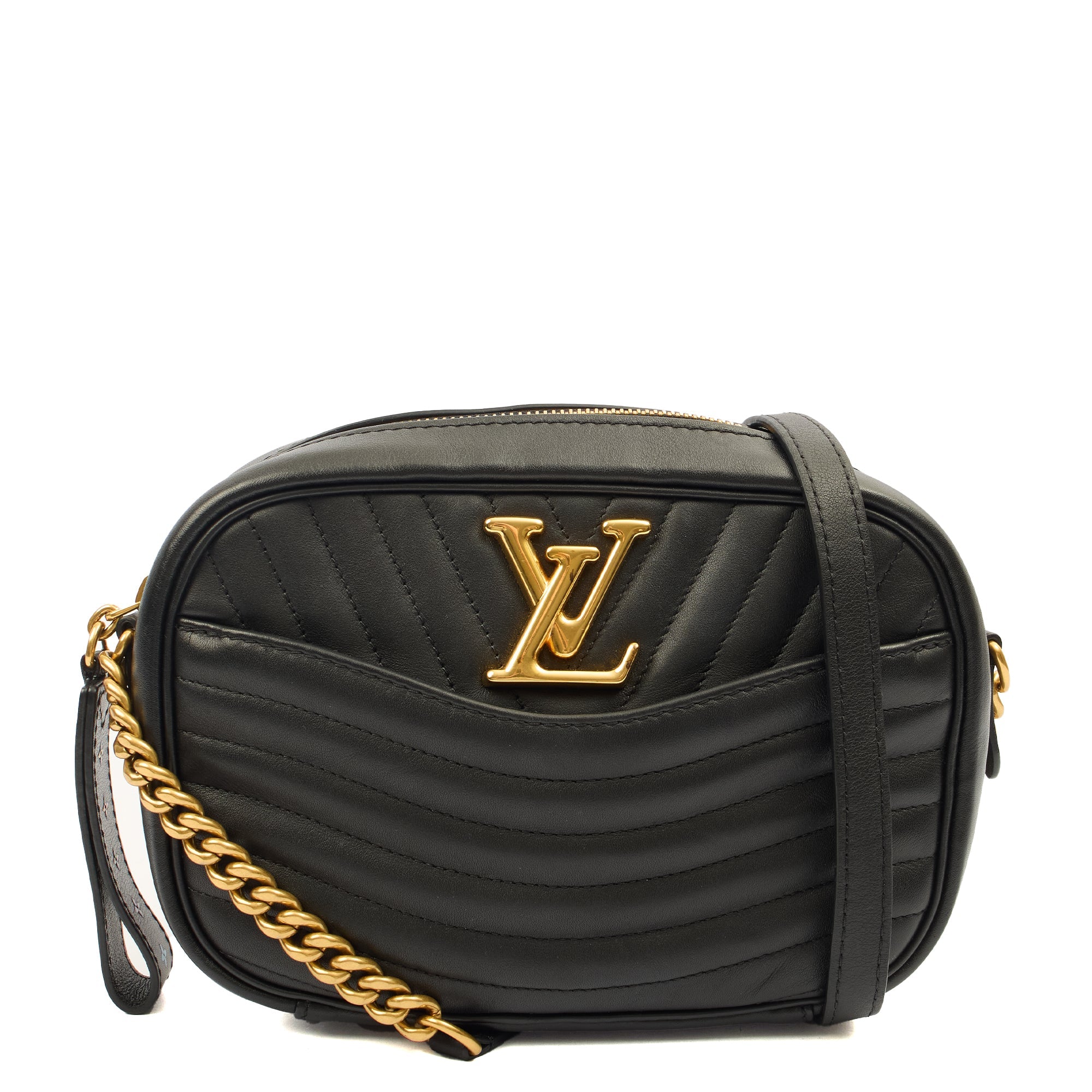 Louis Vuitton Cross Body New Wave PM Chain Bag  in Black, Leather — Alternate View 17