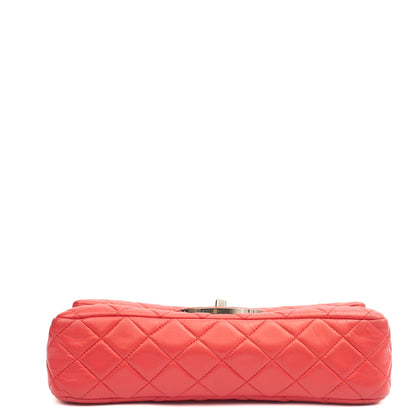 Chanel Shoulder Bag Flap Bag in Red, Leather — Alternate View 15