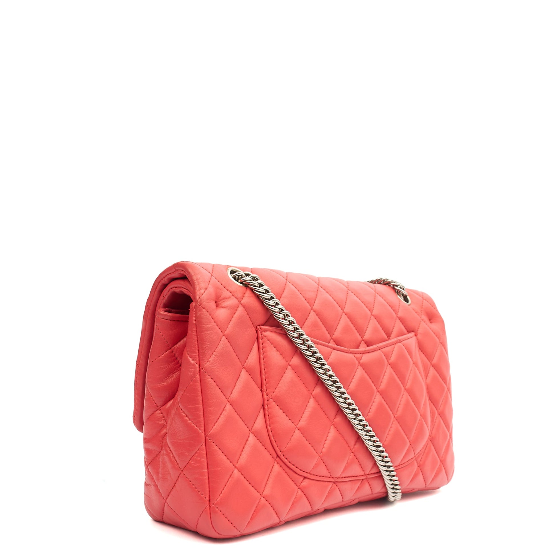 Chanel Shoulder Bag Flap Bag in Red, Leather — Alternate View 24