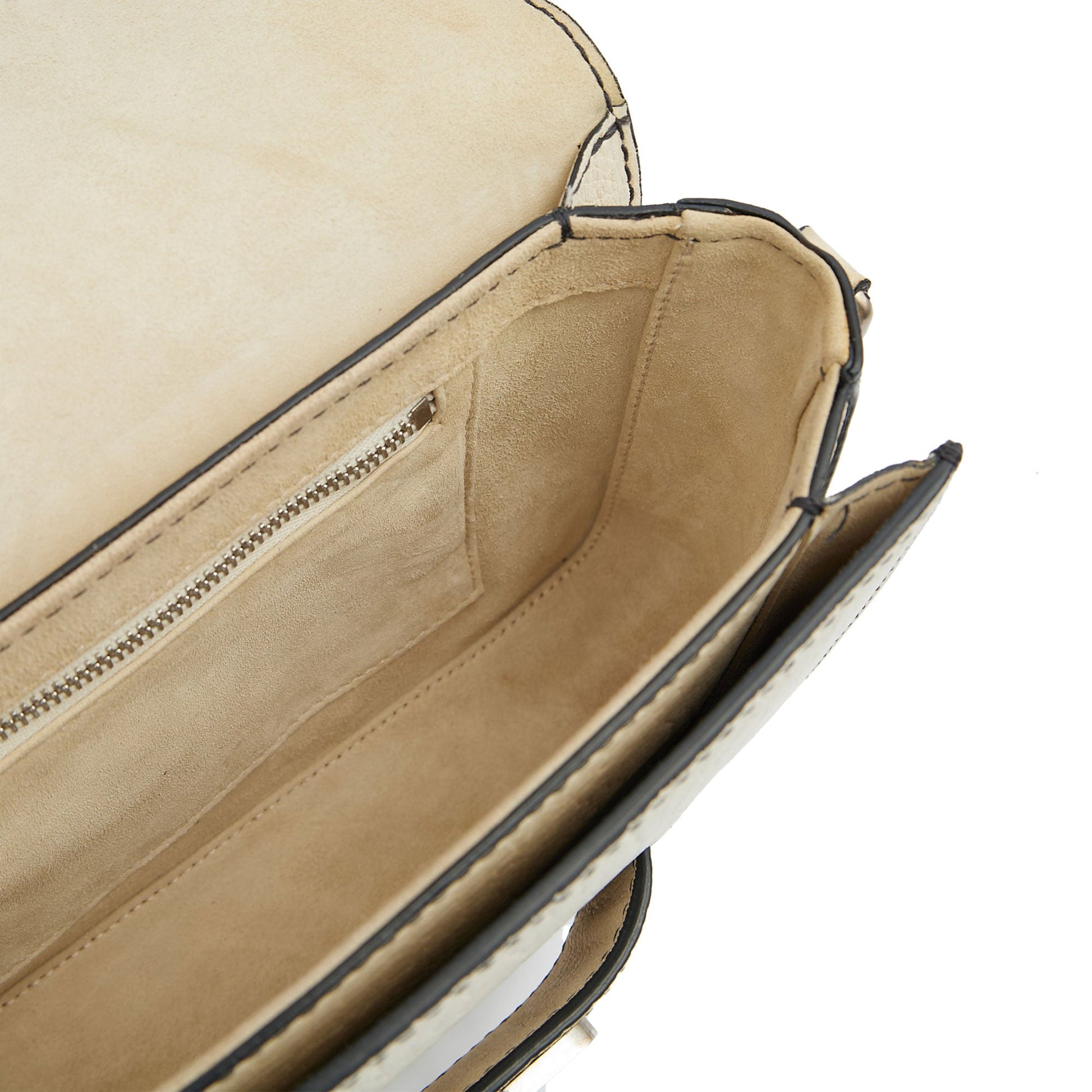 Christian Dior Cross Body Diorevolution Flap Bag in White, Calfskin — Alternate View 17