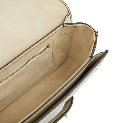 Christian Dior Cross Body Diorevolution Flap Bag in White, Calfskin — Alternate View 17