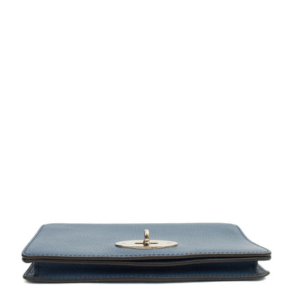Mulberry Cross Body Bayswater Clutch in Steel Blue, Calfskin Leather — Alternate View 11
