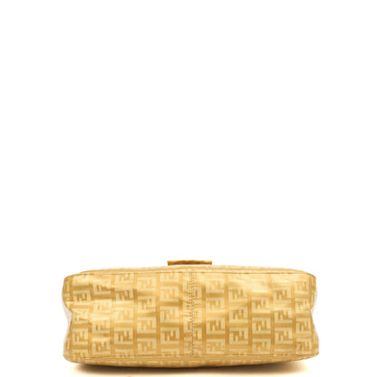 Fendi Shoulder Bag Baguette in Metallic, Patent Leather — Alternate View 10