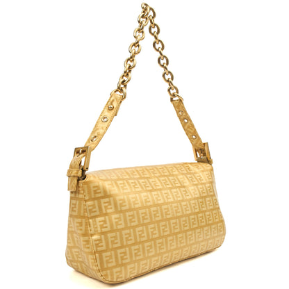 Fendi Shoulder Bag Baguette in Metallic, Patent Leather — Alternate View 14