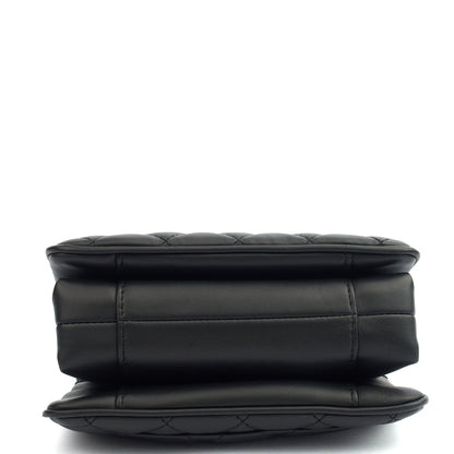 Chanel Cross Body Flap Bag in Black, Lambskin Leather — Top View