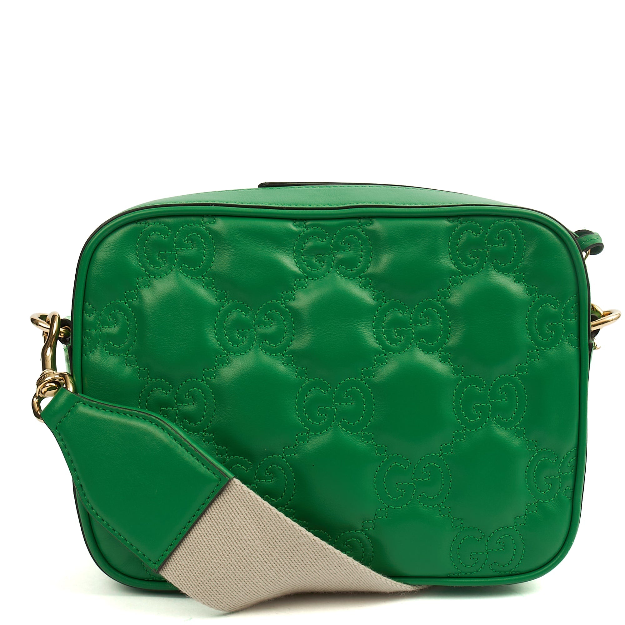 Gucci Cross Body Ophidia Crossbody in Green, Leather — Back View