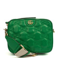 Gucci Cross Body Ophidia Crossbody in Green, Leather — Front View