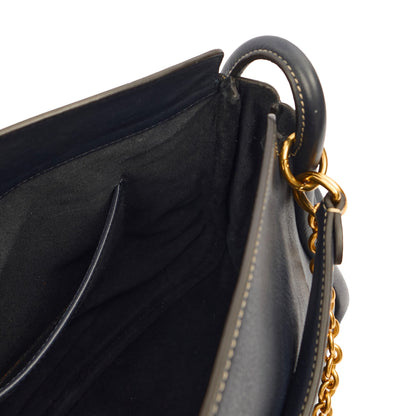 Mulberry Tote Leighton in Navy, Calfskin Leather — Alternate View 7