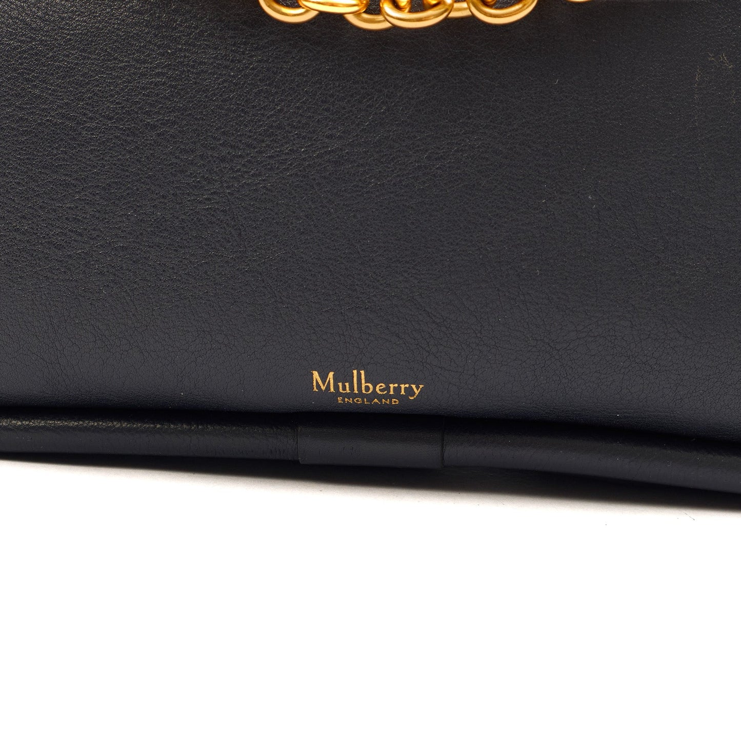 Mulberry Tote Leighton in Navy, Calfskin Leather — Alternate View 12