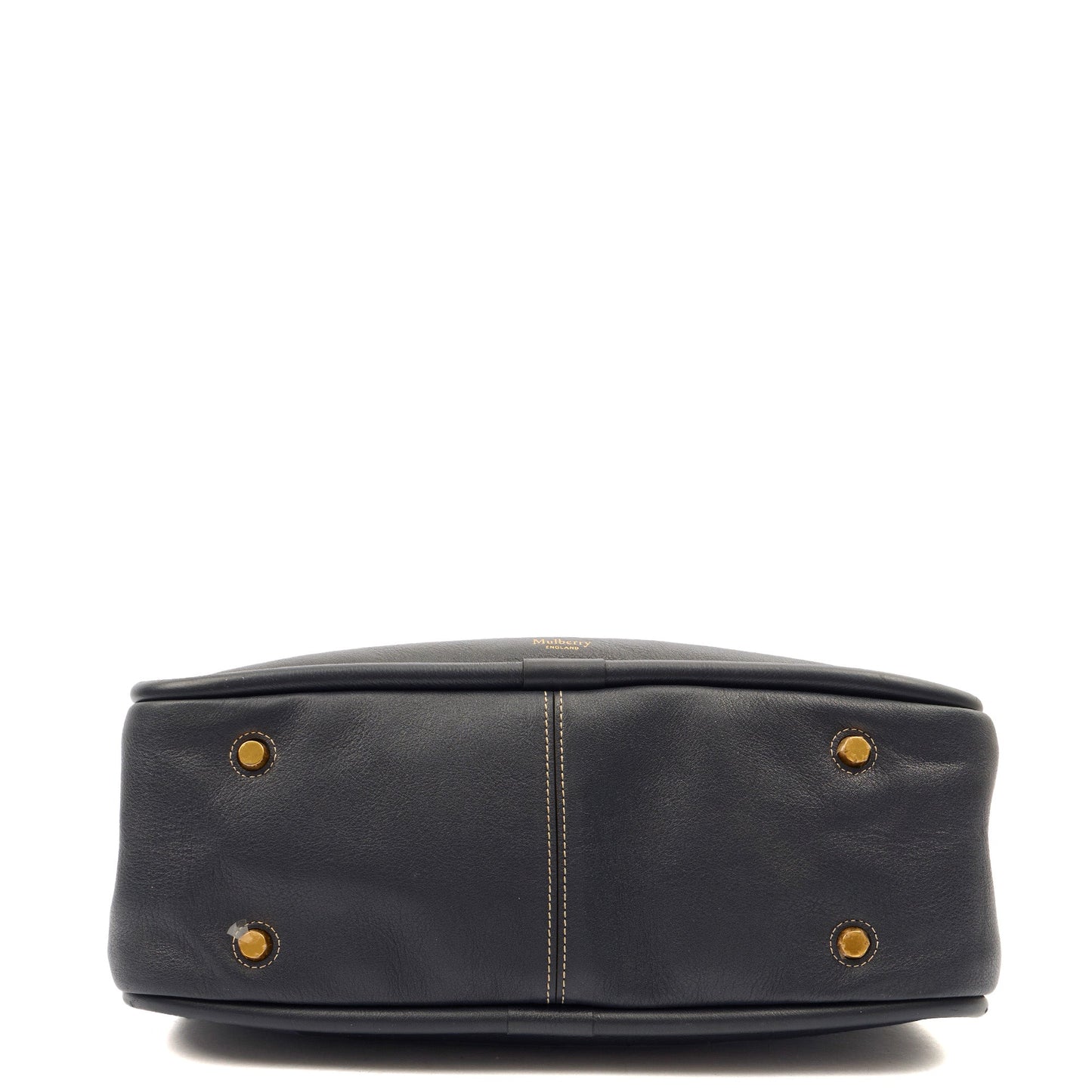 Mulberry Tote Leighton in Navy, Calfskin Leather — Alternate View 11