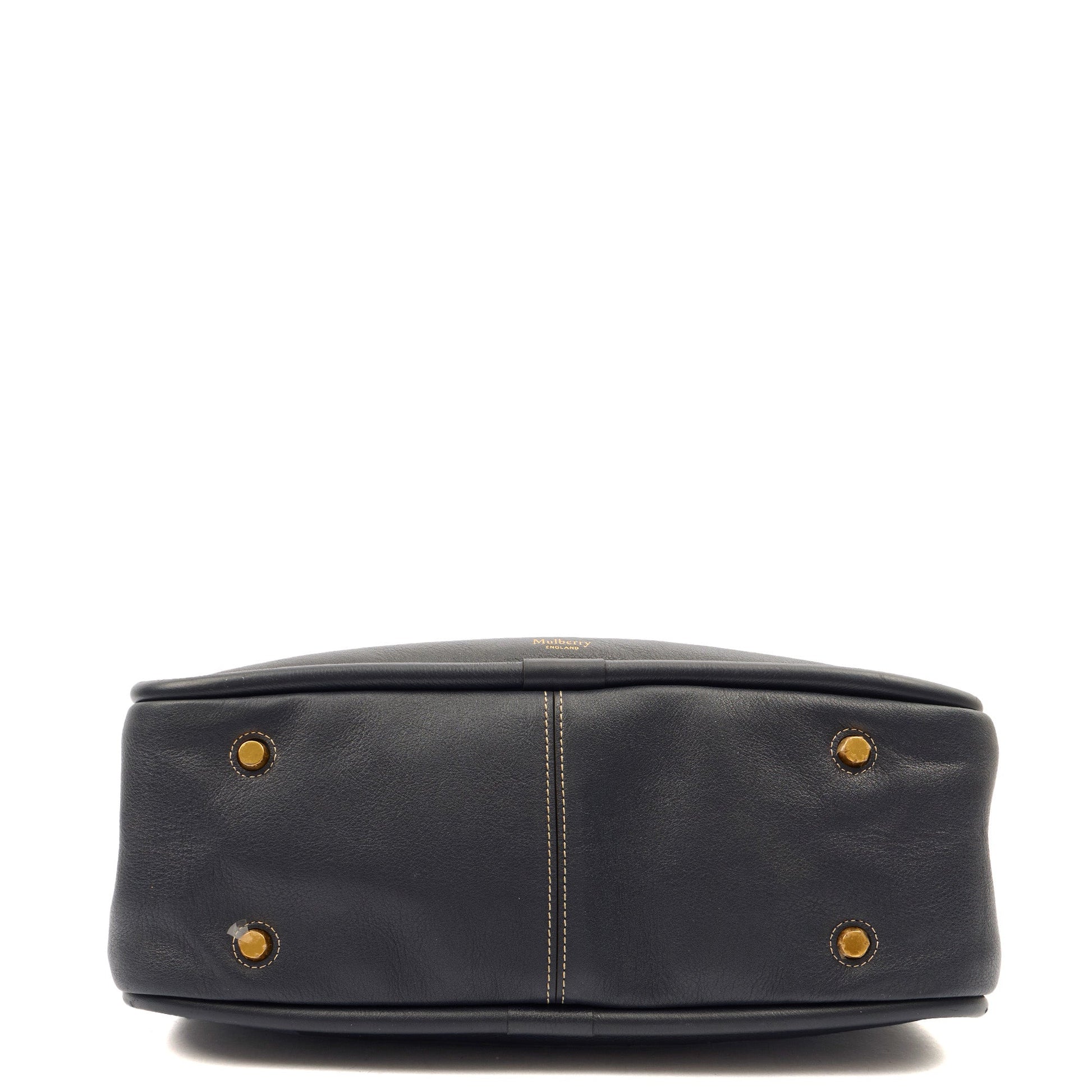Mulberry Tote Leighton in Navy, Calfskin Leather — Alternate View 11