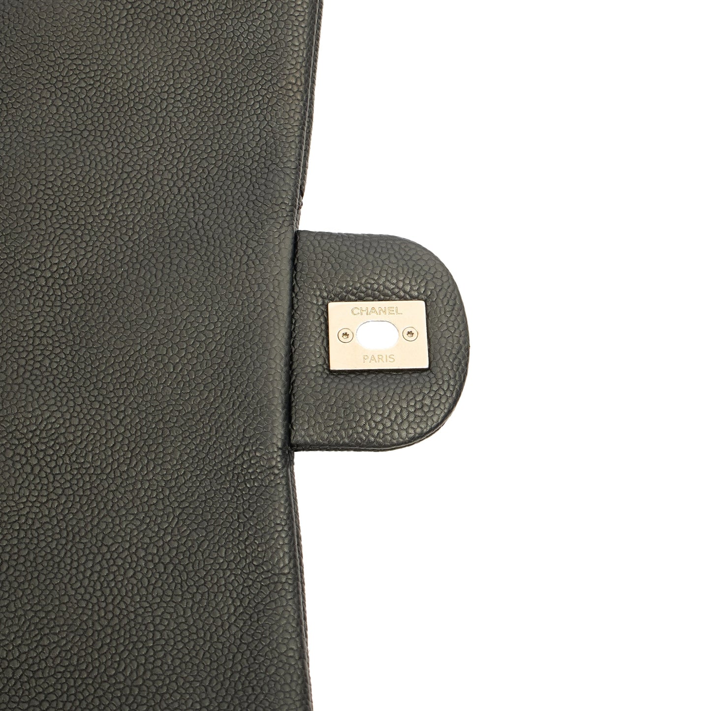 Chanel Shoulder Bag Flap Bag in Black, Caviar Leather — Alternate View 8