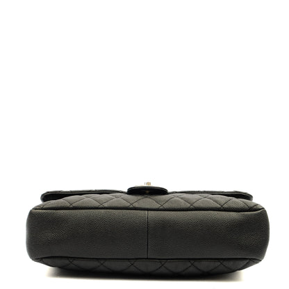Chanel Shoulder Bag Flap Bag in Black, Caviar Leather — Alternate View 13